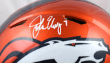 John Elway Signed Broncos F/S Flash Speed Authentic Helmet - Beckett W Hologram