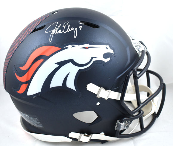 John Elway Signed Broncos F/S 2024 Speed Authentic Helmet - Beckett W Hologram