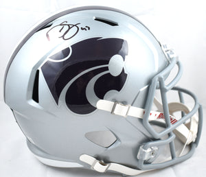 Darren Sproles Autographed Kansas State F/S Speed Helmet - Beckett W Hologram