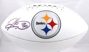 Hines Ward Autographed Pittsburgh Steelers Logo Football - Beckett W Hologram