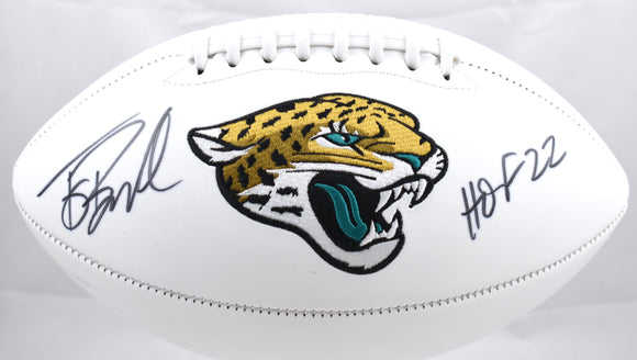 Tony Boselli Autographed Jacksonville Jaguars Logo Football HOF - Beckett W Holo