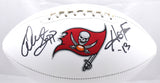 Warren Sapp Autographed Tampa Bay Buccaneers Logo Football HOF - Beckett W Holo