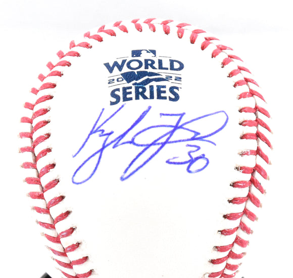 Kyle Tucker Autographed Rawlings World Series OML Baseball - Beckett W Hologram