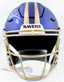 Ray Lewis Signed Baltimore Ravens F/S ALT 24 Speed Flex Helmet - Beckett W Holo