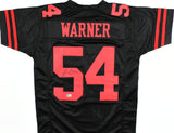 Fred Warner Autographed Black Pro Style Jersey - Beckett W Hologram *Black