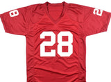 Adrian Peterson Autographed Crimson College Style Jersey - Beckett W Hologram