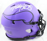 Adrian Peterson Signed Vikings F/S Rave Speed Authentic Helmet - Beckett W Holo