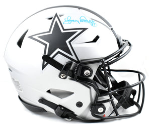 Tony Dorsett Signed Dallas Cowboys F/S Rave Speed Flex Helmet - Beckett W Holo