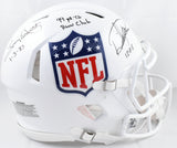 Tony Dorsett Derrick Henry Signed NFL F/S Authentic Helmet 99 TD Club-Beckett W