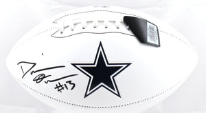 DeMarvion Overshown Autographed Dallas Cowboys Logo Football Beckett W Hologram