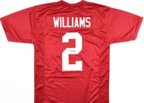 Ryan Williams Autographed Crimson College Style Jersey - JSA *Black