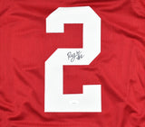 Ryan Williams Autographed Crimson College Style Jersey - JSA *Black