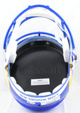 Jared Verse Autographed Rams F/S Speed Helmet - Beckett W Hologram *Black