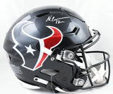 Nico Collins Autographed Houston Texans F/S Speed Flex Helmet - Beckett W Holo