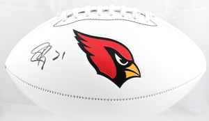 Patrick Peterson Autographed Arizona Cardinals Logo Football- Beckett W Hologram