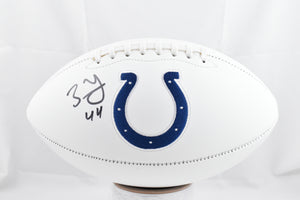 Zaire Franklin Autographed Indianapolis Colts Logo Football- Beckett W Hologram