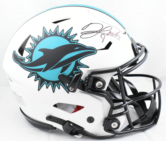 Jonnu Smith Signed Miami Dolphins F/S Lunar Speed Flex Helmet - Beckett W Holo