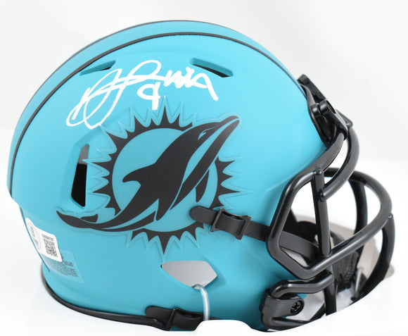 Jonnu Smith Autographed Dolphins Rave Speed Mini Helmet - Beckett W Holo *White