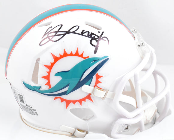 Jonnu Smith Autographed Miami Dolphins Speed Mini Helmet - Beckett W Hologram