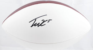 Tee Higgins Autographed NFL Autograph Football Bengals - Beckett W Hologram