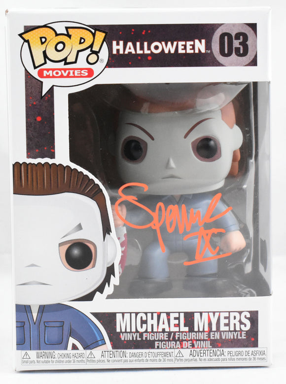 Spencer Charnas Autographed Michael Myers Funko Pop #03 - Beckett *Orange IX