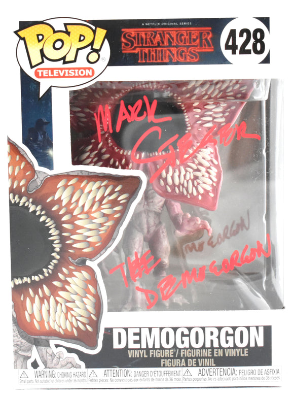 Mark Steger Signed Stranger Things Funko Pop #428 The Demogorgon - Beckett Holo