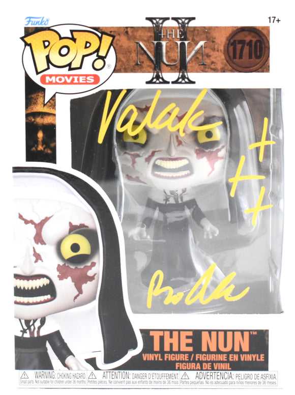 Bonnie Aarons Autographed The Nun Funko Pop #1710 Valak  Beckett Hologram Yellow