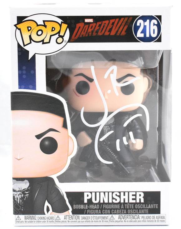 Jon Bernthal Autographed The Punisher Funko Pop #216 - Beckett Hologram *White