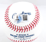Aaron Boone Autographed Rawlings OML Baseball - Beckett W Hologram *Blue