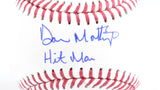Don Mattingly Autographed Rawlings OML Baseball Hit Man - Beckett W Hologram