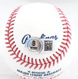 Oswaldo Cabrera Autographed Rawlings OML Baseball  - Beckett W Hologram *Blue