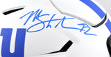 Michael Strahan Autographed Giants F/S Lunar Speed Flex Helmet - Beckett W Holo