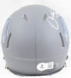 Derrick Brooks Autographed NFL Slate Speed Mini Helmet HOF - Beckett W Hologram