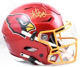 Kurt Warner Autographed Arizona Cardinals F/S Flash Speed Flex Helmet Beckett W