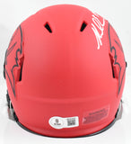 Mike Evans Autographed Buccaneers Rave Speed Mini Helmet - Beckett W Hologram