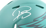 Darius Slay Autographed Eagles Rave Speed Mini Helmet- Beckett W Hologram *White