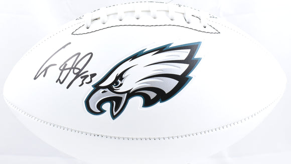 Cooper DeJean Autographed Philadelphia Eagles Logo Football - Fanatics