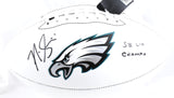 Nick Sirianni Signed Philadelphia Eagles Logo Football SB Champs Beckett W Holo