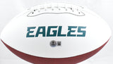 Milton Williams Autographed Eagles Logo Football SB Champs - Beckett W Hologram