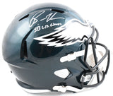 Brandon Graham Autographed Eagles F/S Speed Helmet SB Champs Beckett W Hologram