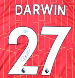 Darwin Nunez Signed Liverpool FC Home Soccer Red Jersey #27 - Beckett Hologram
