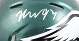 Milton Williams Autographed Philadelphia Eagles Speed Mini Helmet - JSA W