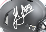 Jack Sawyer Signed Ohio State Buckeyes Black Speed Mini Helmet - Beckett W Holo