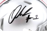 Quinshon Judkins Autographed Ohio State Speed Mini Helmet - Beckett W Hologram