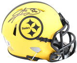 Hines Ward Autographed Pittsburgh Steelers Rave Speed Mini Helmet-Beckett W Holo