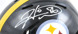 Hines Ward Signed Pittsburgh Steelers Speed Mini Helmet - Beckett W Holo *White