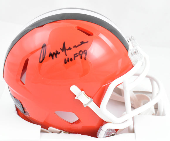 Ozzie Newsome Autographed Cleveland Browns Speed Mini Helmet w/HOF - Prova