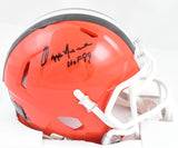 Ozzie Newsome Autographed Cleveland Browns Speed Mini Helmet w/HOF - Prova