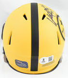 Kordell Stewart Autographed Steelers Rave Speed Mini Helmet - Beckett W Hologram