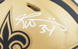 Ricky Williams Signed New Orleans Saints Rave Speed Mini Helmet - Beckett W Holo